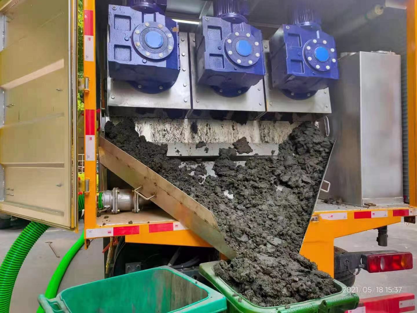 福山镇化粪池清掏城市维护站-泥浆净化干湿分离处理