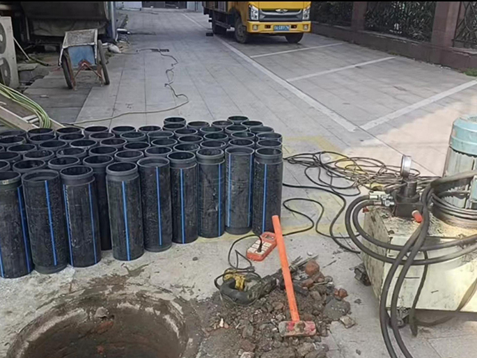 福山镇PE置换管厂家 DN315置换管 非开挖管短管置换